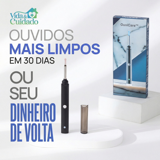 OuviCare™ – Limpador de Ouvido com Câmera